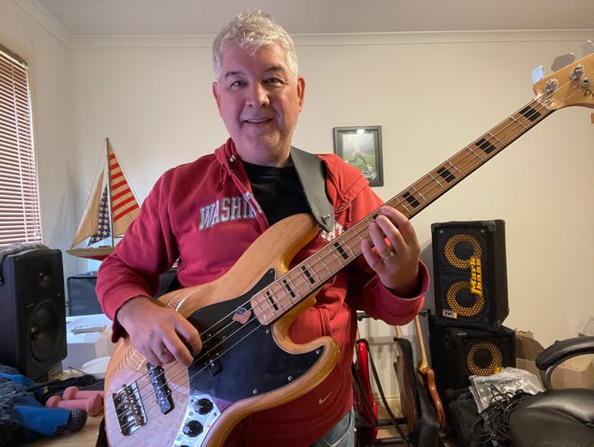 Bass Lesson - May 2022 Blog Entry Image in Home Studio Victoria