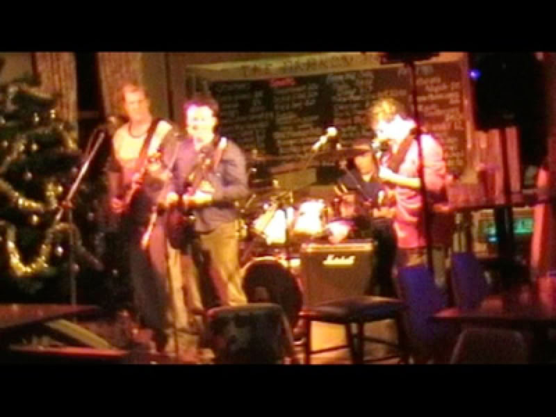 2008 December Blog Darnum playing bass live with CB
