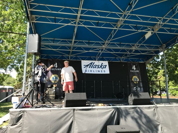 North Of Fifty July 2017 Outdoor Gig (Auburn Festival)